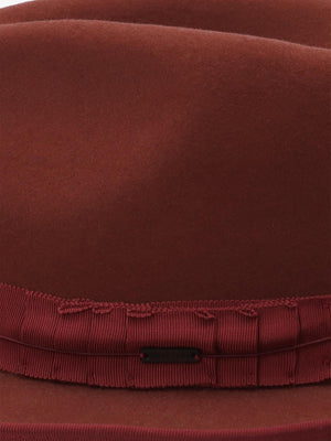 Women's Reno Henna Red Fedora