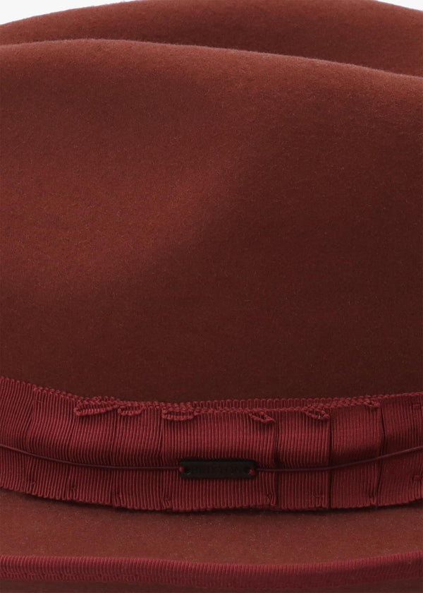 Women's Reno Henna Red Fedora