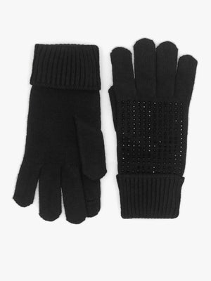 Paloma Diamante Black Gloves