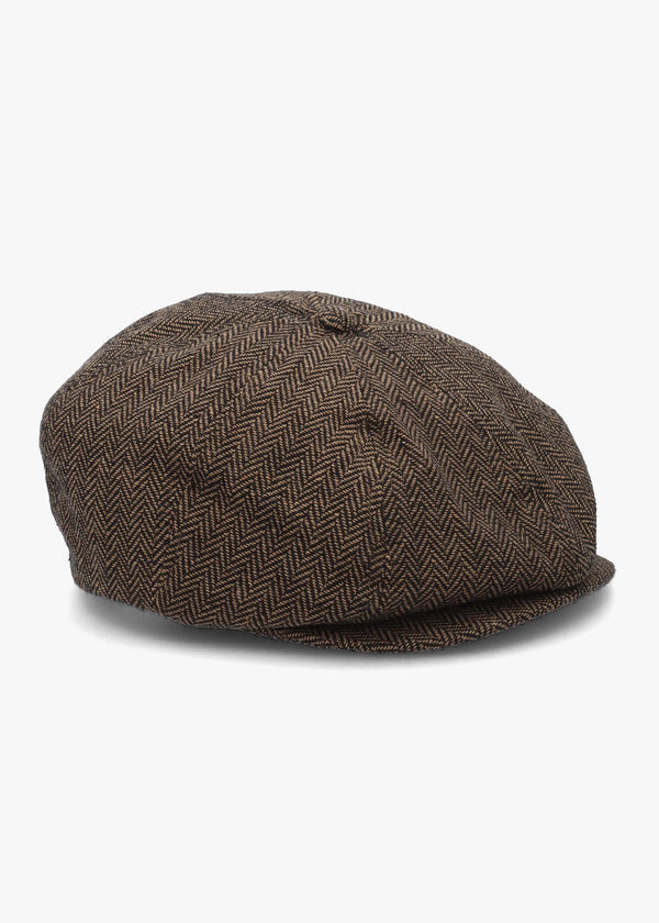 Men's Brood Brown Khaki Snap Cap