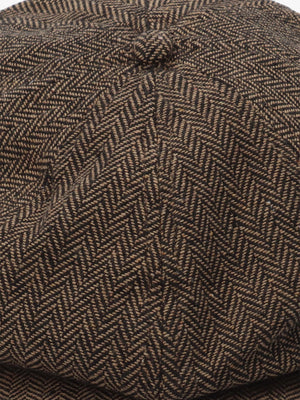 Men's Brood Brown Khaki Snap Cap