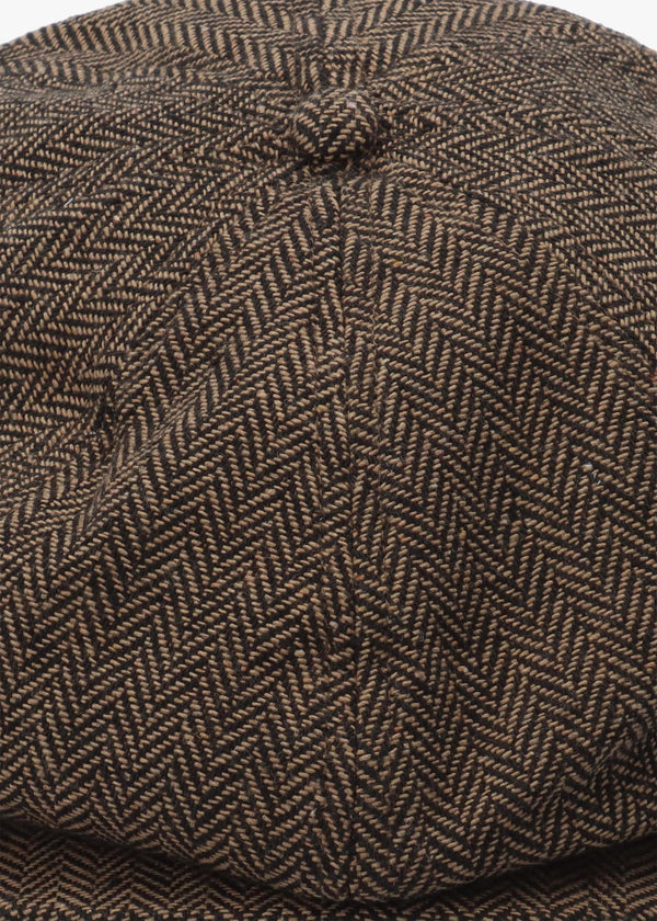 Men's Brood Brown Khaki Snap Cap