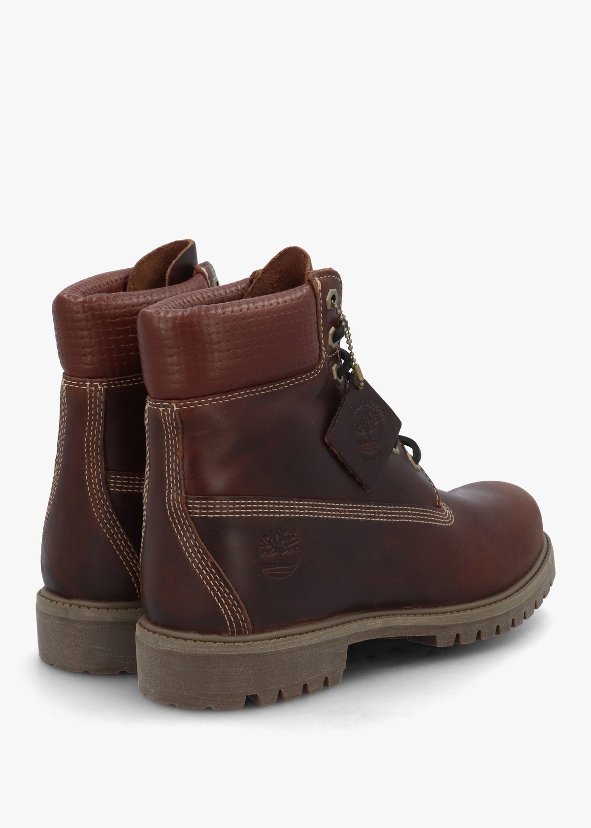 Men’s Premium 6 Inch Mid Brown Waterproof Boots