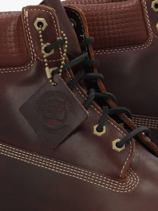 Men’s Premium 6 Inch Mid Brown Waterproof Boots