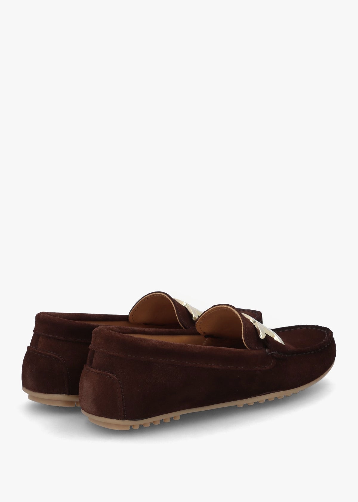 Privette Brown Suede Driving Moccasins