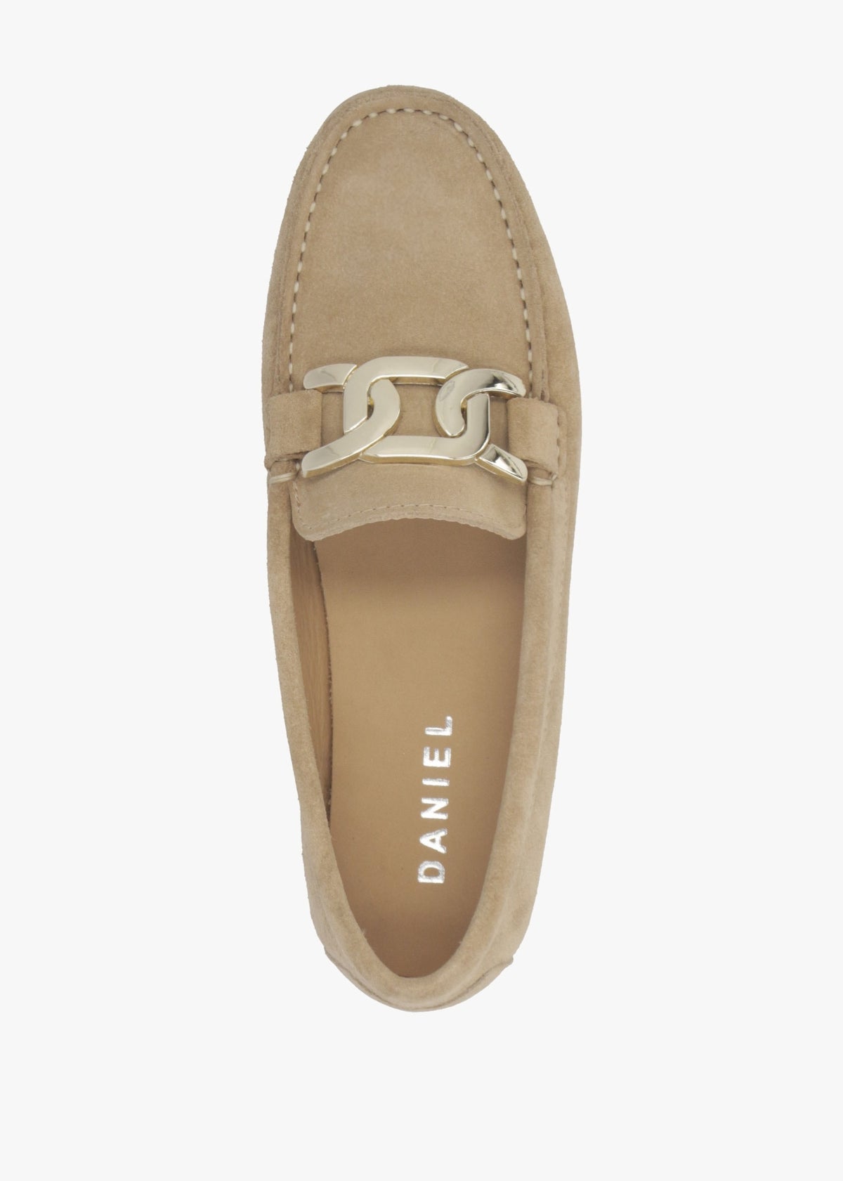Privette Beige Suede Driving Moccasins