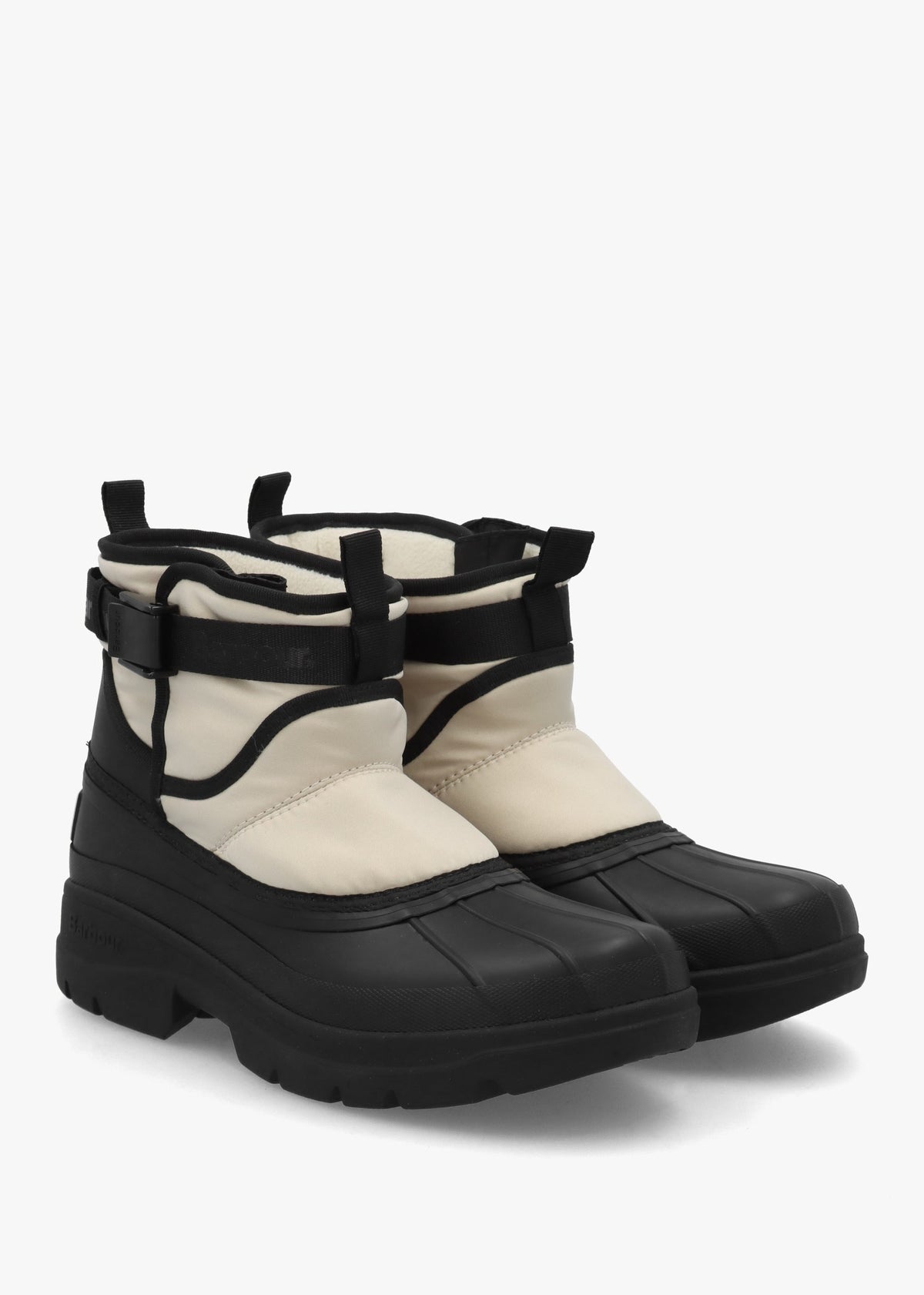 Braybourn Beige & Black Duck Wellington Boots