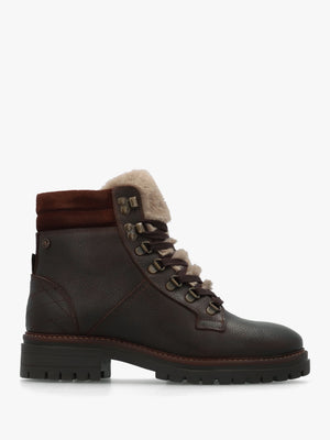 Bamburgh Brown Leather Hiker Boots