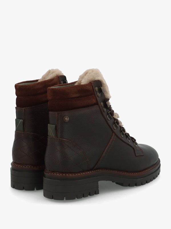 Bamburgh Brown Leather Hiker Boots