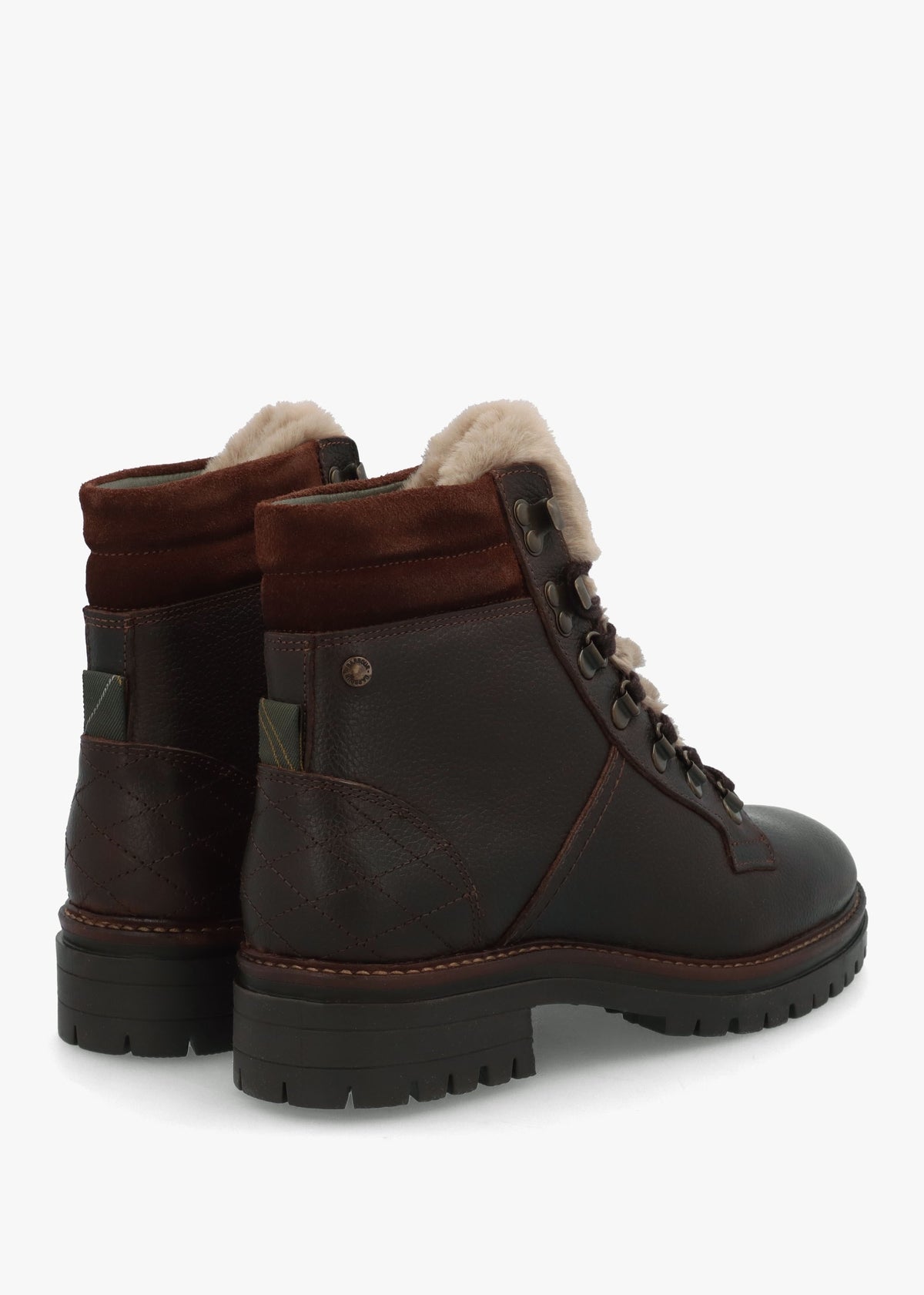 Bamburgh Brown Leather Hiker Boots