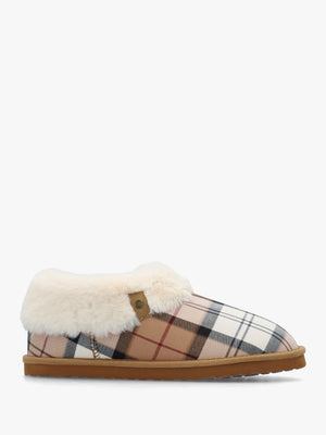 Eloise Tartan Hessian Bootie Slippers
