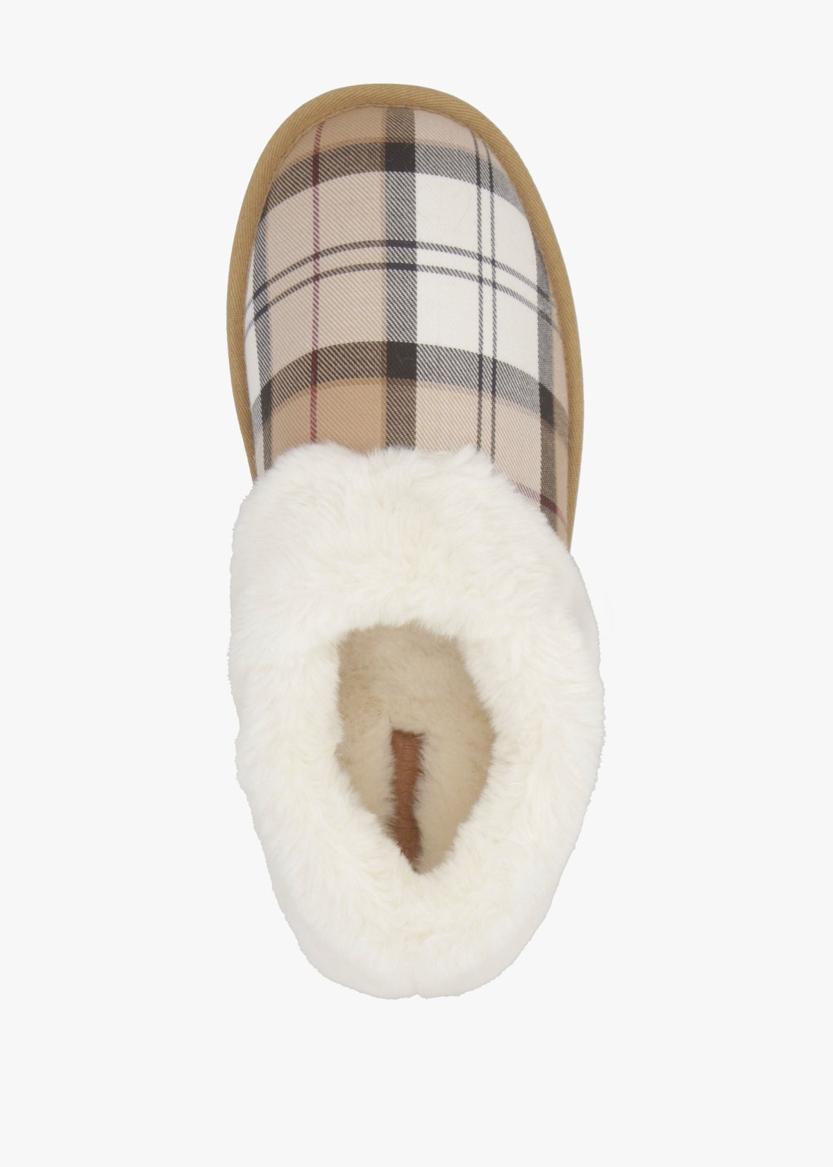 Eloise Tartan Hessian Bootie Slippers