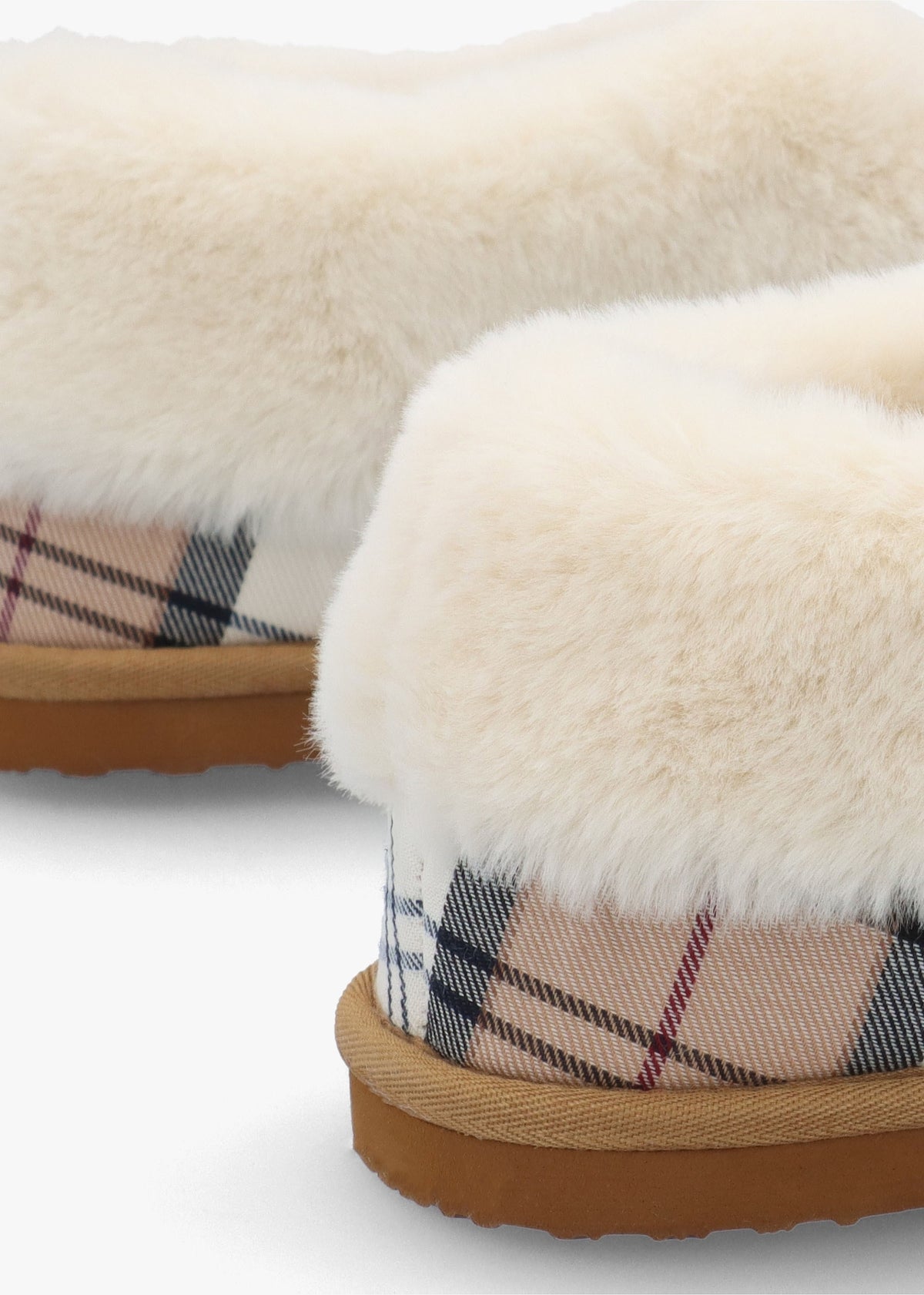 Eloise Tartan Hessian Bootie Slippers