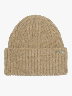 Meryl Military Brown Beanie Hat