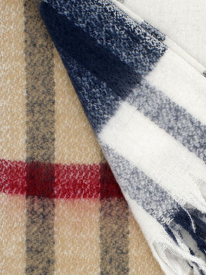 Isla Hessian Tartan Bouclé Scarf