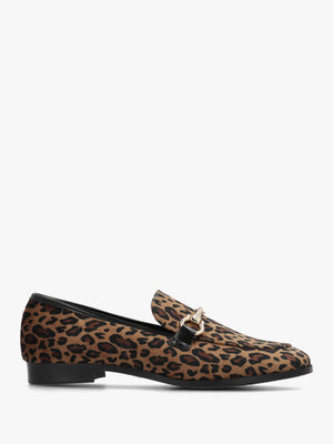 Loafie Leopard Snaffle Loafers