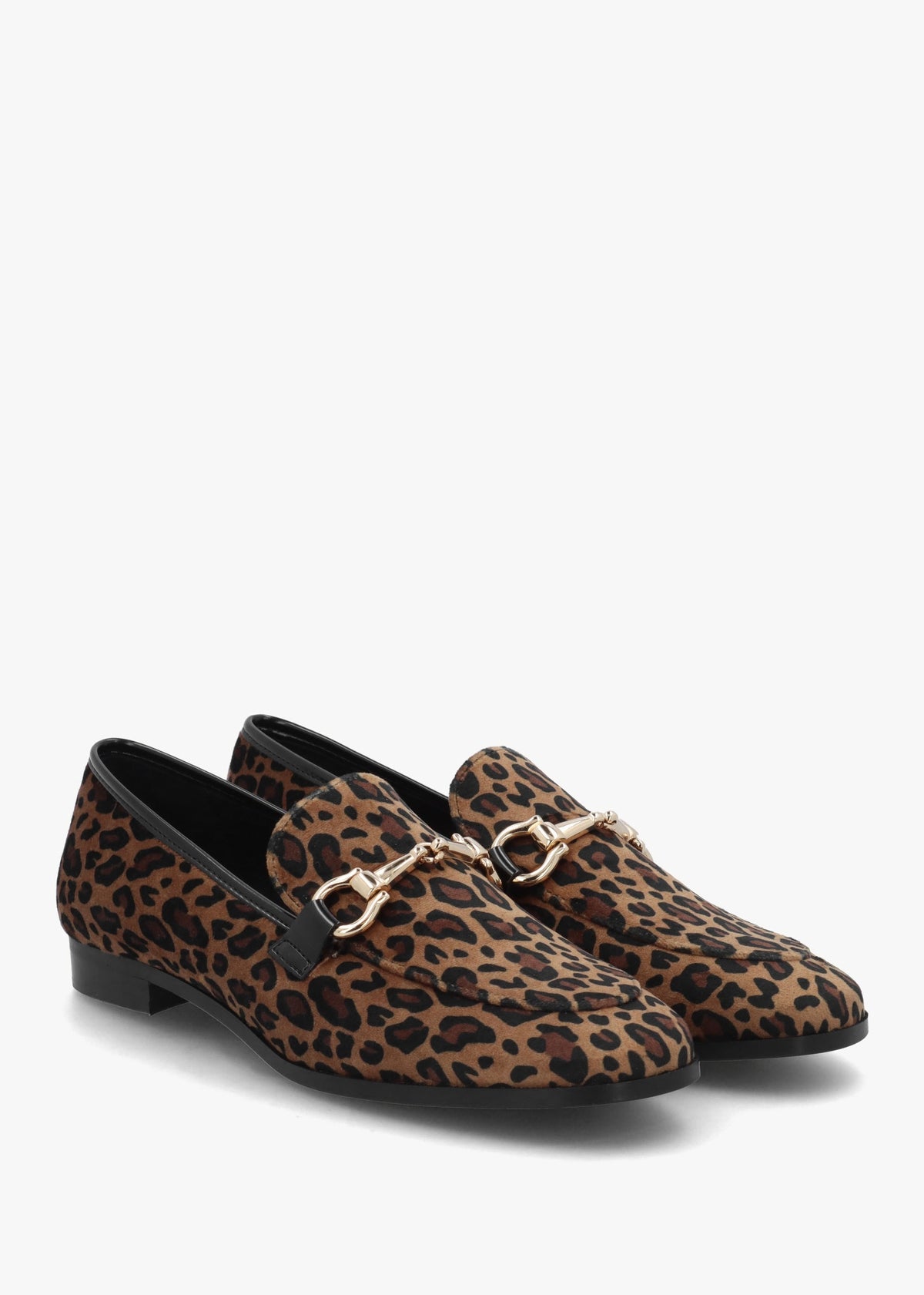 Loafie Leopard Snaffle Loafers