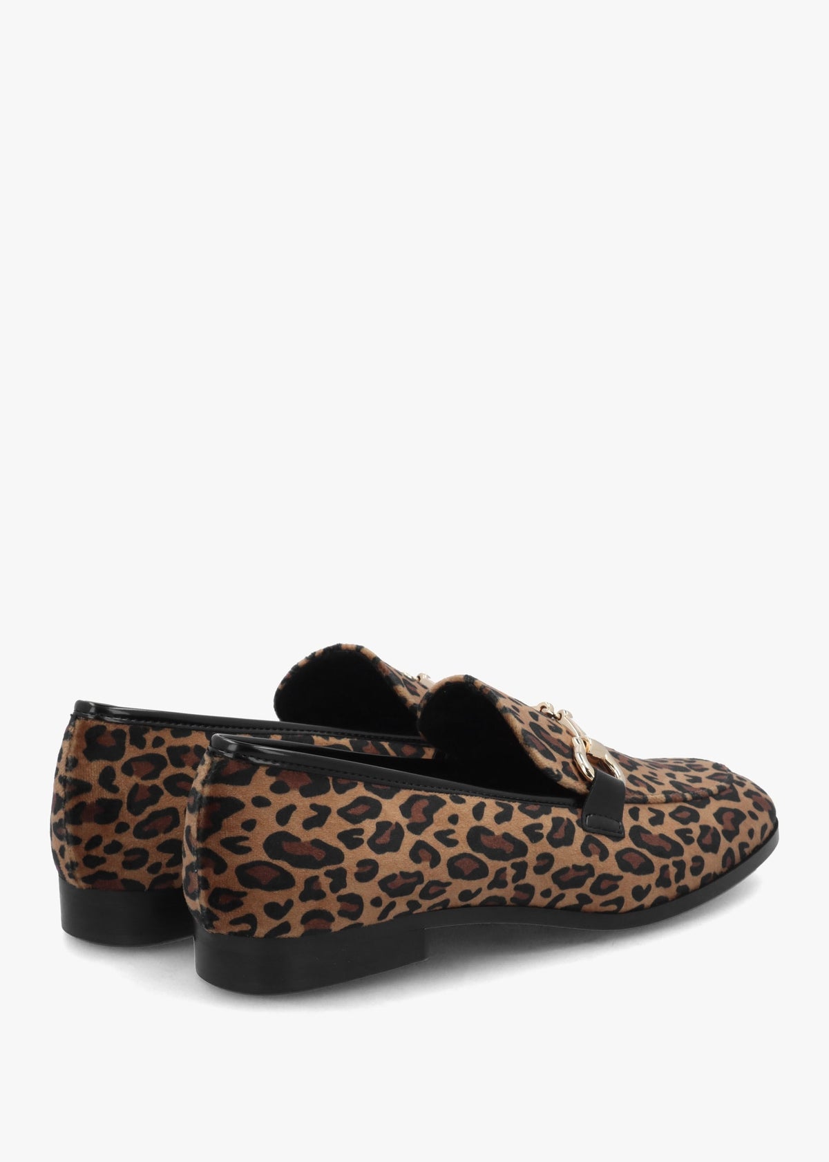 Loafie Leopard Snaffle Loafers