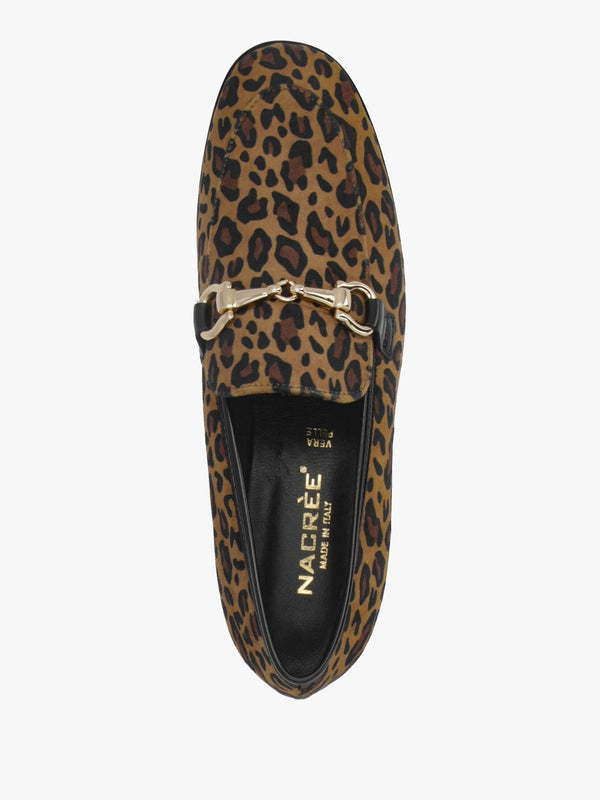 Loafie Leopard Snaffle Loafers