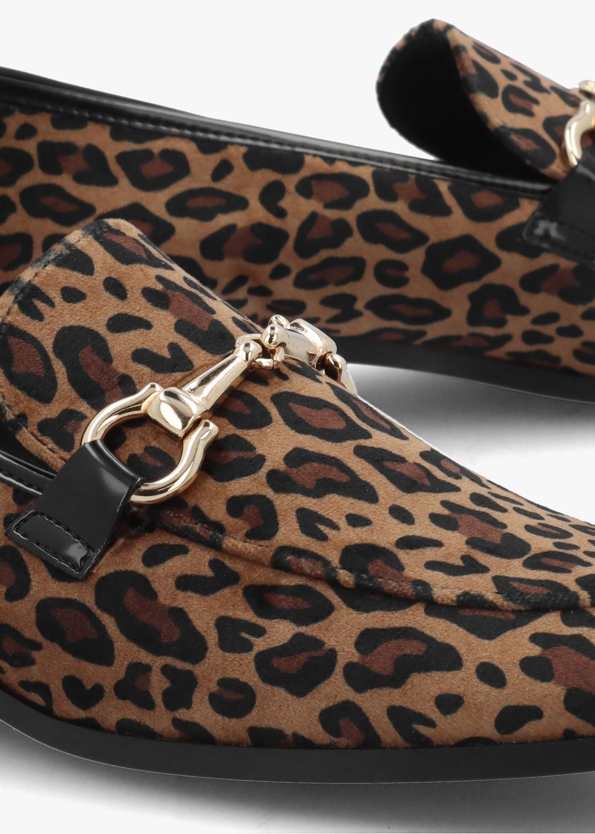Loafie Leopard Snaffle Loafers