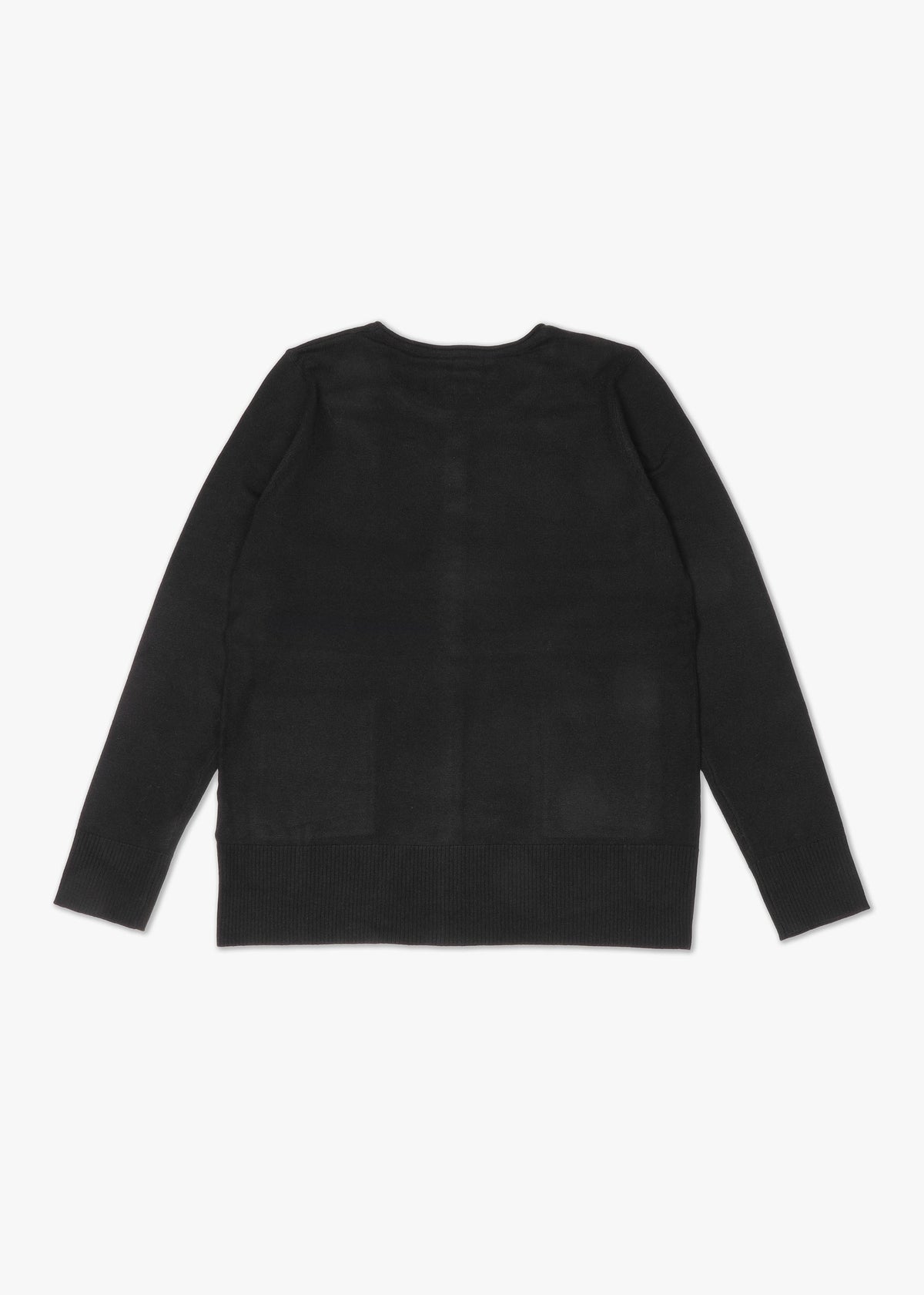 Black Studded Knitted Jumper