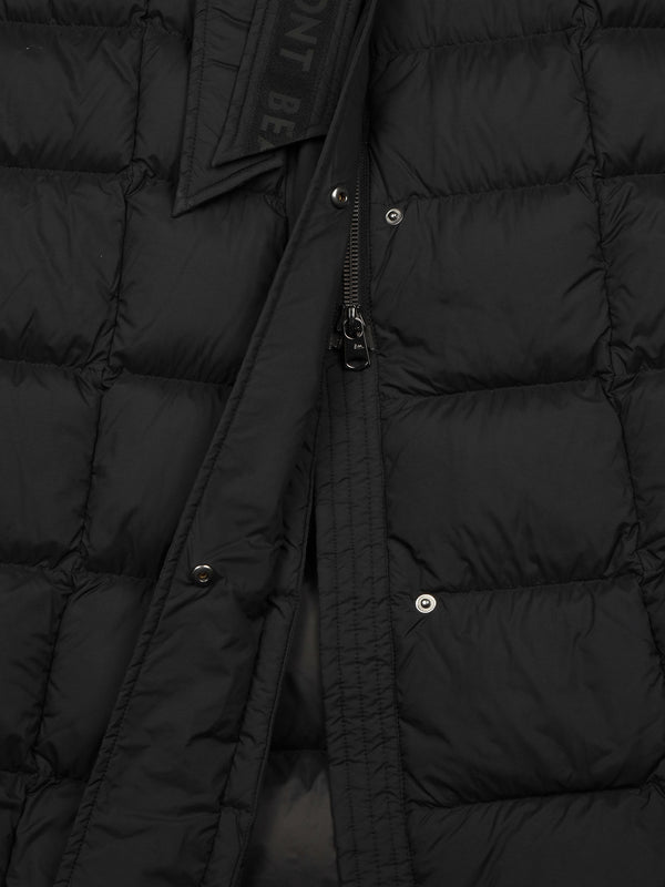 Valentina Black Longline Padded Coat