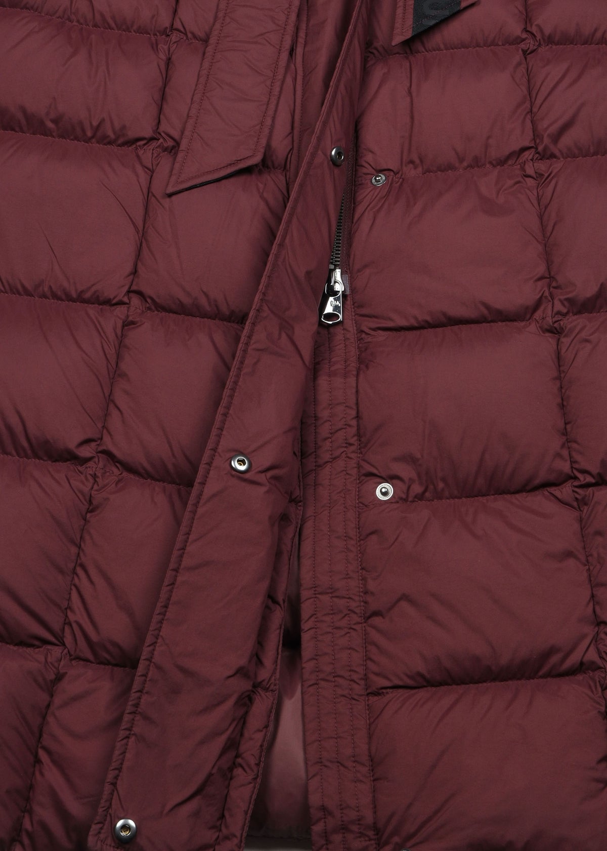 Valentina Burgundy Longline Padded Coat