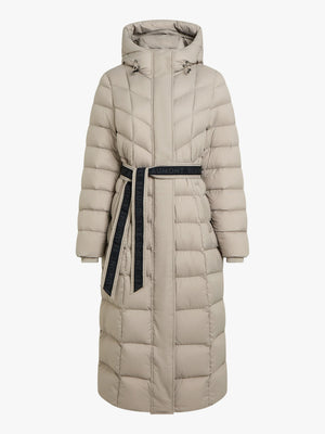 Valentina Chinchilla Longline Padded Coat