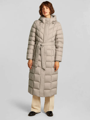 Valentina Chinchilla Longline Padded Coat