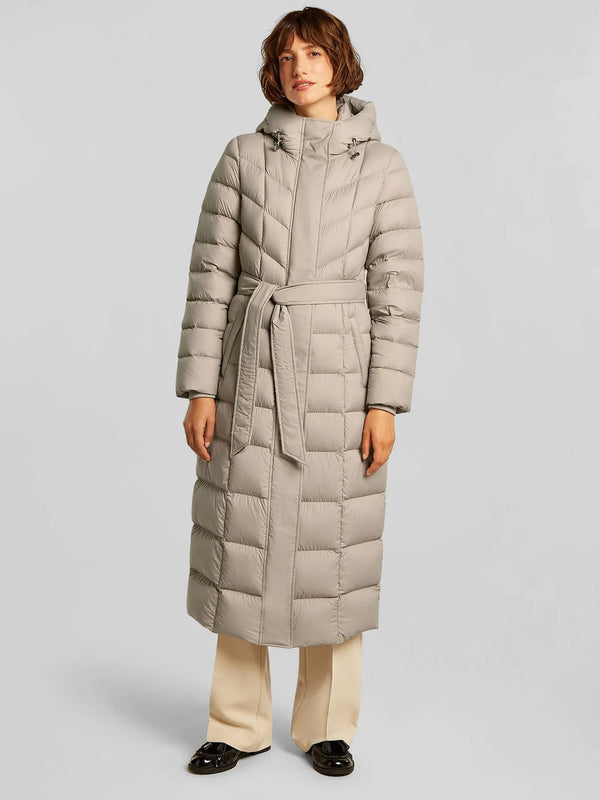 Valentina Chinchilla Longline Padded Coat