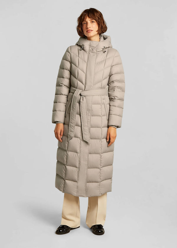 Valentina Chinchilla Longline Padded Coat