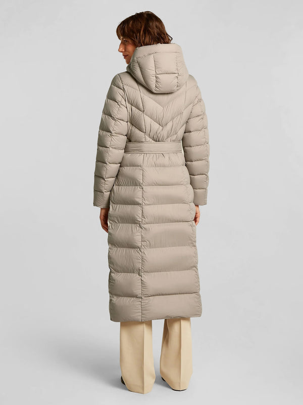 Valentina Chinchilla Longline Padded Coat