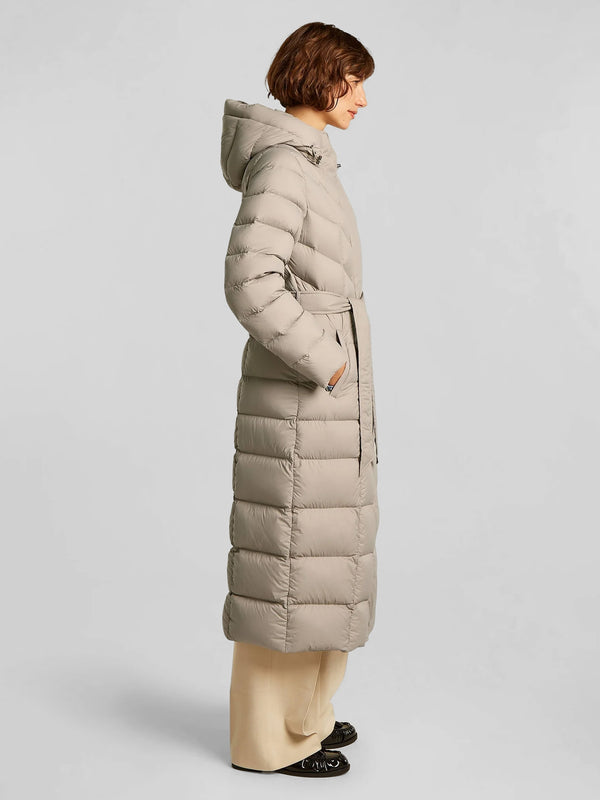 Valentina Chinchilla Longline Padded Coat
