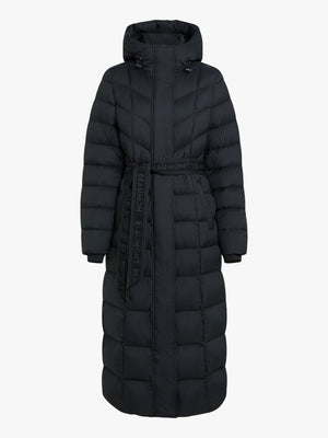 Valentina Black Longline Padded Coat