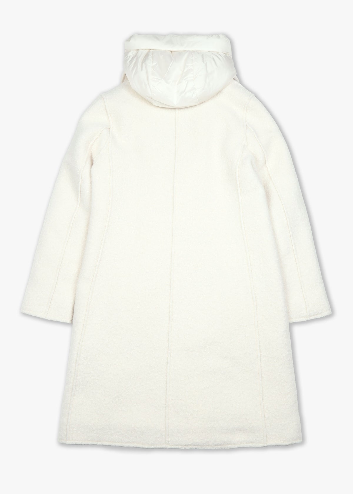 Tara Off White Bouclé Blazer Coat