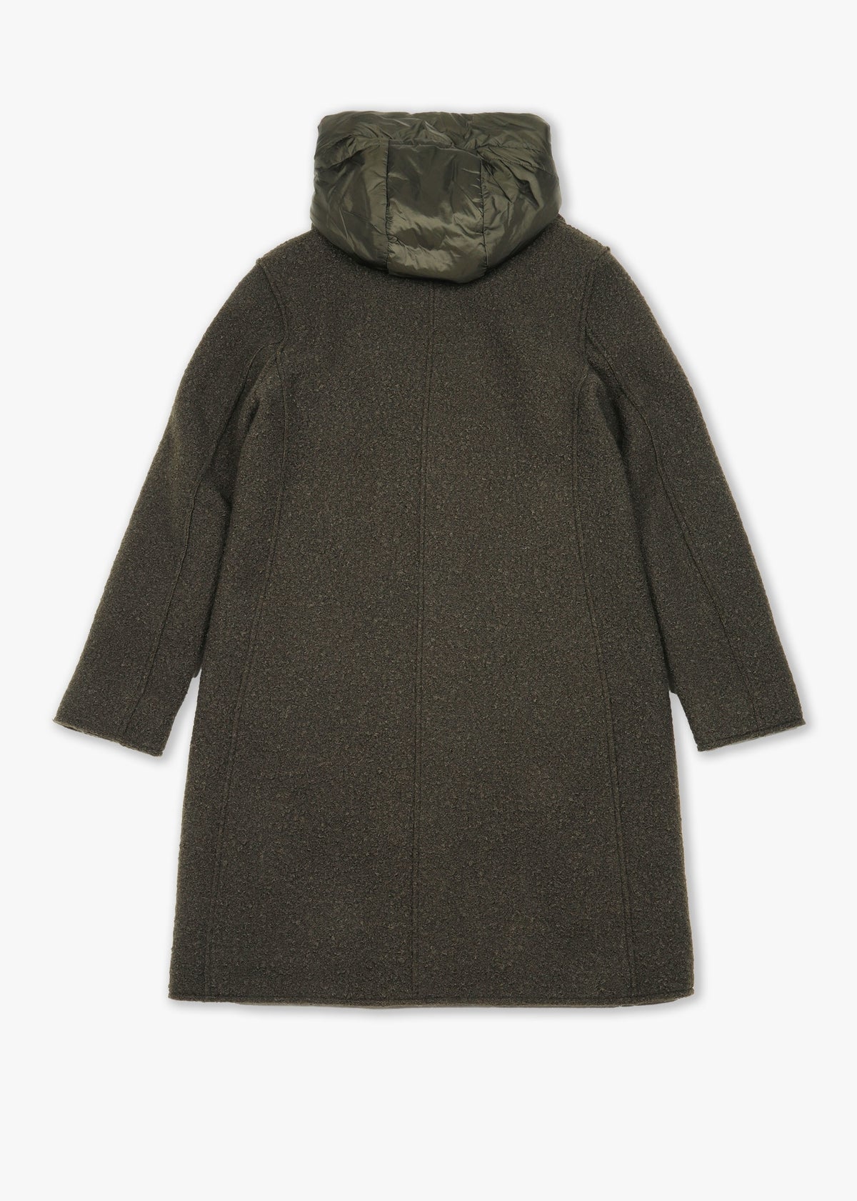 Tara Silt Green Bouclé Blazer Coat