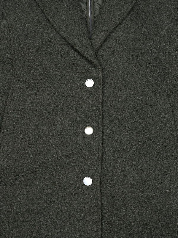 Tara Silt Green Bouclé Blazer Coat