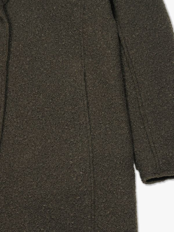 Tara Silt Green Bouclé Blazer Coat