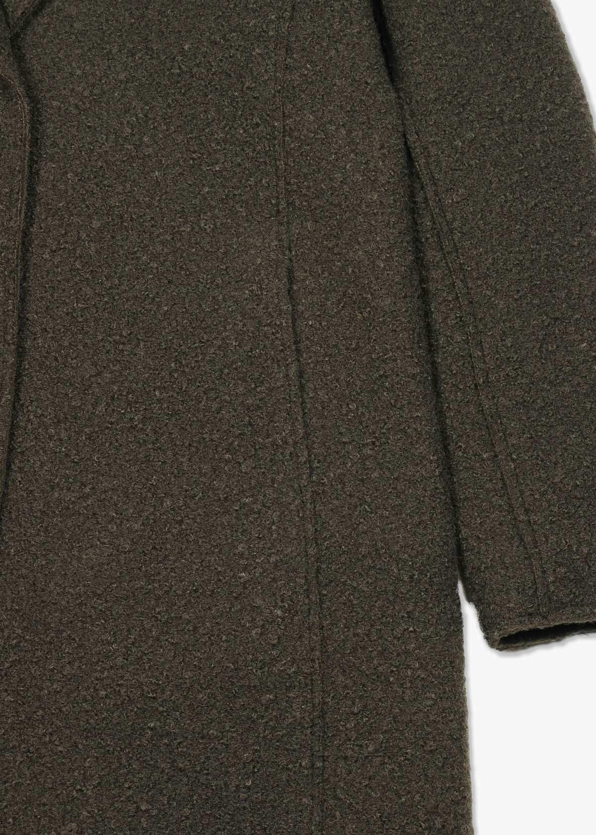 Tara Silt Green Bouclé Blazer Coat