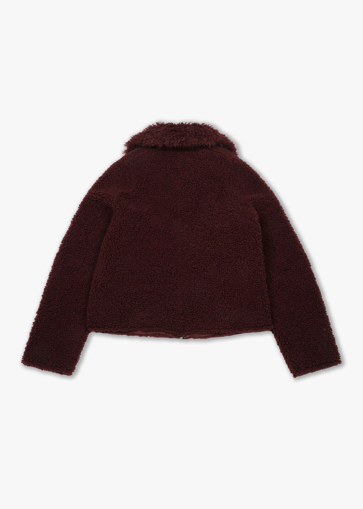 Reversable Roxy Off Burgundy Teddy Jacket