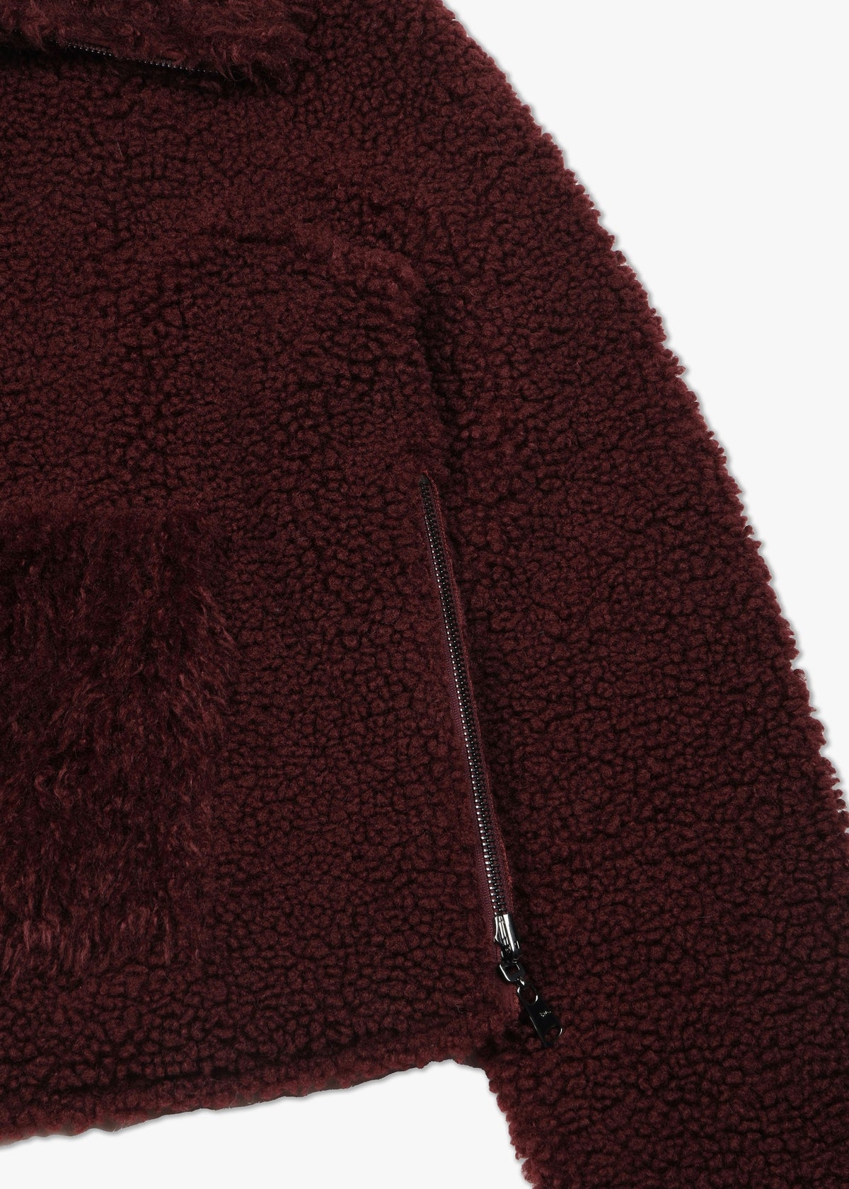 Reversable Roxy Off Burgundy Teddy Jacket