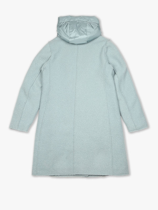 Tara Sea Foam Bouclé Blazer Coat