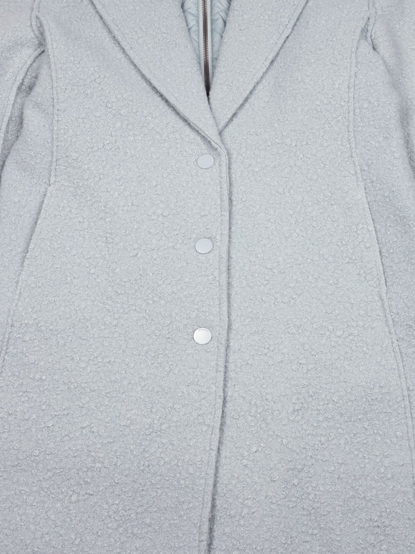 Tara Sea Foam Bouclé Blazer Coat