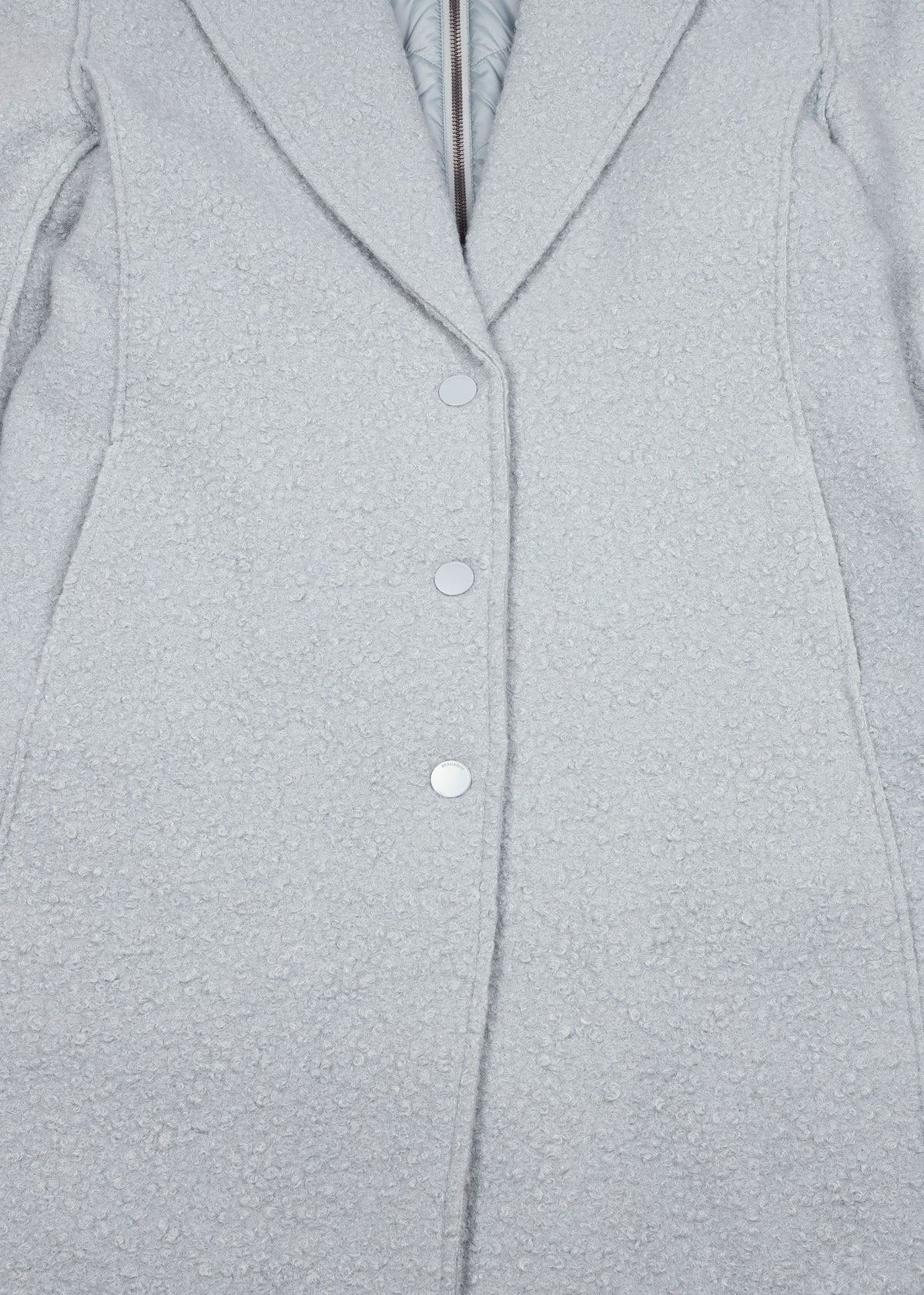 Tara Sea Foam Bouclé Blazer Coat