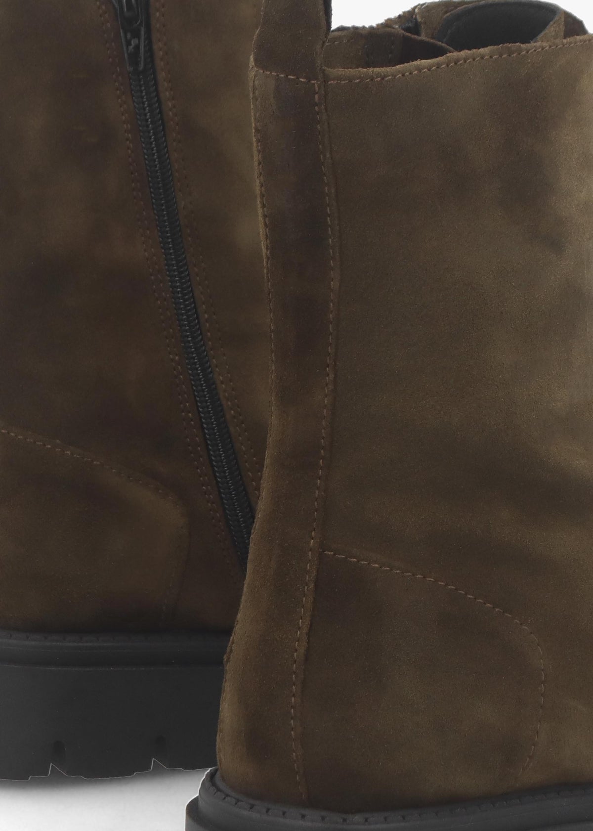 Lacie Khaki Suede Lace Up Ankle Boots