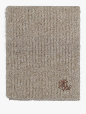 Fisherman Rib Taupe Scarf