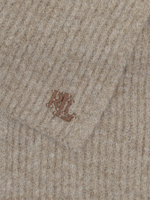 Fisherman Rib Taupe Scarf