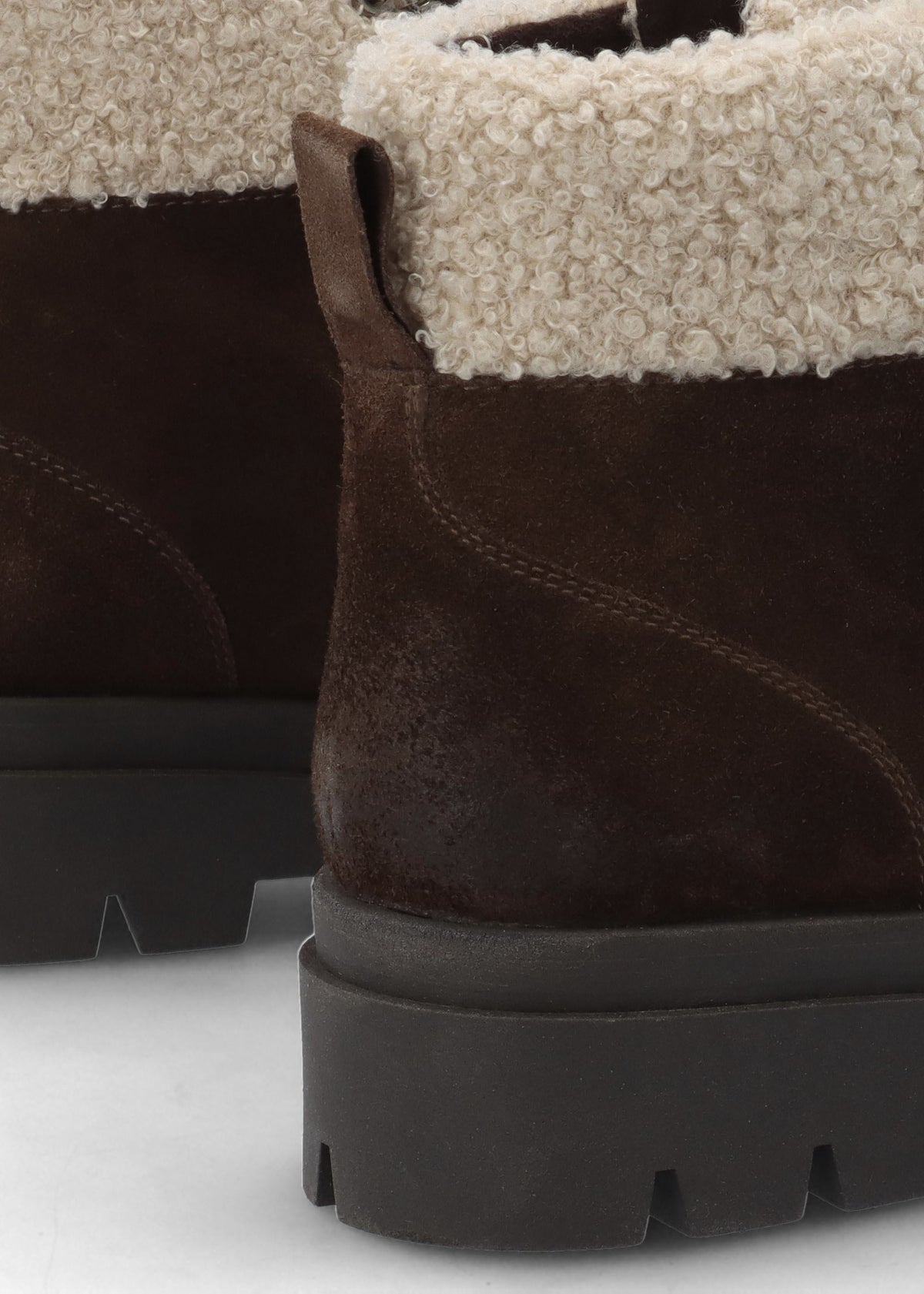 Pearla Brown Suede Hiker Boots