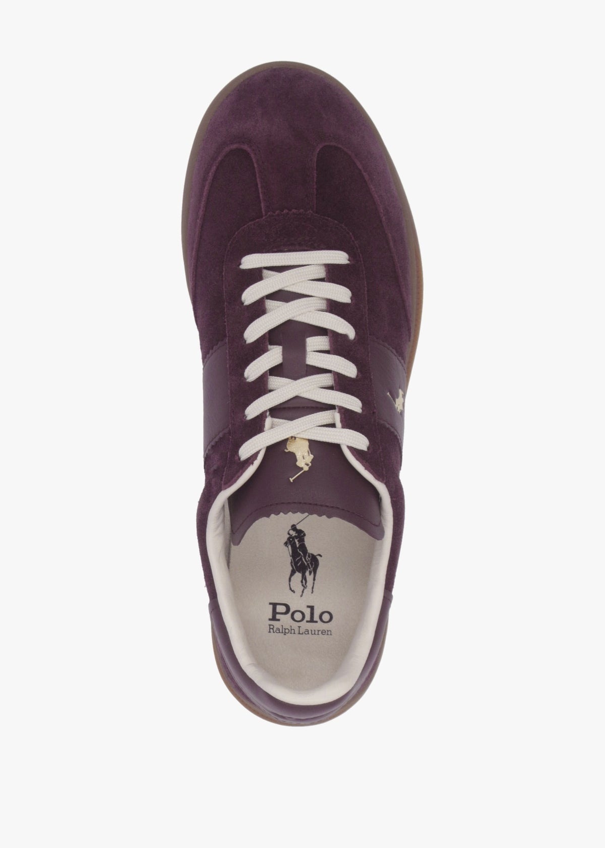 Men’s Heritage Aera Harvard Wine Suede Trainers