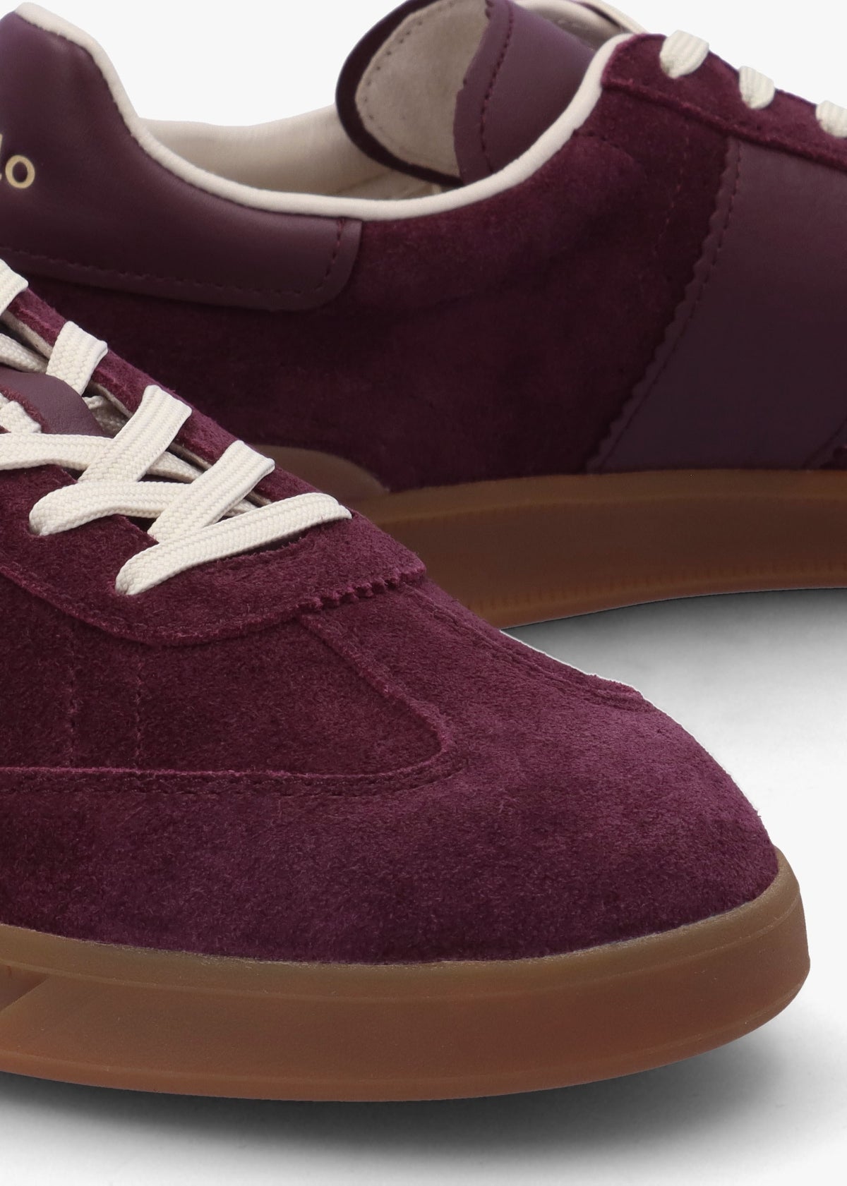 Men’s Heritage Aera Harvard Wine Suede Trainers